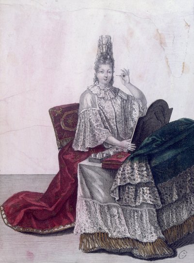 Madama la Marquise Dangeau at her Toilet by French School